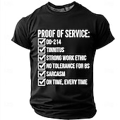 voordelige Patriottisch T-shirt voor veteranen-T-shirt voor mannen met dienstplichtmotief, grappig sarcastisch militair T-shirt, cadeau voor vaders en echtgenoten van veteranen