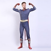 baratos Trajes para casais e grupos-Anti-herói Super-vilão Super heroi Fantasia fantasia Fatos de Corpo Patriótico for Unisexo Crianças Adulto Dia Das Bruxas Carnaval Espetáculo Comic Con