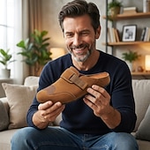 billiga Herrtofflor och träskor-herrsandaler med stängd tå, slip-on-skor med justerbar rem, bekväma sommarskor för stranden, resorten, vardagsbruk