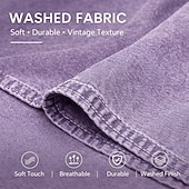billige Klassisk-Herre Cargoshorts Shorts Sommershorts Casual shorts Syrevaskede shorts Lomme Elastisk midje Vasket Komfort Pustende Knelengde Avslappet utendørs Strand Ferie Mote Navyblå Himmelblå Mikroelastisk