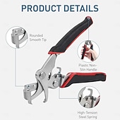 ieftine Serviciul vehiculului-Clește pentru cleme auto, clește pentru îndepărtarea elementelor de fixare din plastic cu mâner ergonomic, instrument multifuncțional pentru îndepărtarea panourilor și ornamentelor interioare auto
