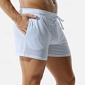 cheap Swim Trunks &amp; Board Shorts-Men's Board Shorts Swim Shorts Swim Trunks Solid Colored Drawstring Boyleg with Pockets Quick Dry Lightweight Elastic Swimwear Surfing Beach Swimming Summer