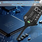 ieftine Piese de Schimb-2 buc tester portabil mini inductor, instrument de testare a bobinei plăcii de bază de înaltă precizie alimentat de tip C, instrument de diagnosticare și reparare rapidă a defecțiunilor inductanței