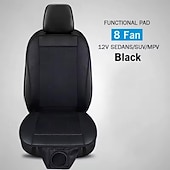 economico Coprisedili per auto-Coprisedile per auto ventilato con ventola di raffreddamento ad alta potenza, regolazione del flusso d'aria a 2 livelli, cuscino in rete traspirante per il comfort di guida estivo, dissipazione del