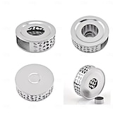 economico Stoccaggio cucina-Fornello a candela in acciaio inox, riscaldatore portatile per caffè a lunga durata con mantenimento del calore, mini fornello multifunzionale per riscaldare il bollitore all'aperto, perfetto per