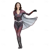baratos Trajes para casais e grupos-Anti-herói Super-vilão Super heroi Fantasia fantasia Fatos de Corpo Patriótico for Unisexo Crianças Adulto Dia Das Bruxas Carnaval Espetáculo Comic Con