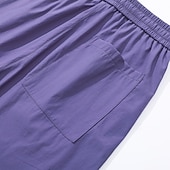 abordables pantalones casuales-Hombre Pantalones Pantalones casuales Pantalones anchos Pantalones de paracaídas Pantalones de secado rápido Correa 2 en 1 Multi bolsillo Plano Dispersor de humedad Transpirable Longitud total Casual