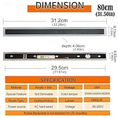 ieftine lumini de perete exterioare-Aplica de perete LED modernă, impermeabilă, pentru exterior, cu lumină colorată de 15,7-70 inch, opțională, IP65, corp de iluminat din acril negru, elegantă, mată, AC85-265V