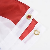 preiswerte Wimpelkette-Wimpelkette zum 250. Jahrestag der amerikanischen Flagge für den Außenbereich, gefaltete USA-Fächerflagge 1,5 x 3/3 x 6 Fuß, amerikanische Wimpelketten für patriotische Außendekorationen, Dekorationen