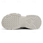 cheap Casual Sneakers-Men's White Outdoor Sneakers Lightweight Breathable Lace-Up Comfort Walking Shoes for Travel, Hiking, Daily Wear and Weekend Adventures