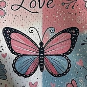 economico Animali 3D della Ragazza-Ragazze 3D Grafico Farfalla Maglietta Manica Corta Stampa 3D Estate Primavera Sport Moda Streetwear Bambini 5-12 anni Girocollo Casuale Quotidiano All'aperto Vestibilità regolare