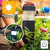 baratos Luzes e lanternas de caminho-Lâmpada led externa para gramado ip65 à prova d' água poste de jardim poste poste de amarração lâmpada de coluna de alumínio caminho de garagem piso gramado iluminação paisagística luzes plug-in