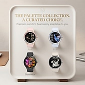 cheap Smartwatch-Smart Watch for Women, 1.27" Round Display Elegant Smartwatch with AI Voice Assistant, SpO2 Heart Rate Sleep Monitor, 100+ Watch Faces, Fashion Fitness Tracker for Android iOS
