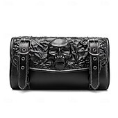 cheap Accessories and More-Western Retro Vintage Punk &amp; Gothic Fork Bag Motorcycle Bag Riders Skull Western Revival Fancy Dress Unisex Halloween Carnival Adults Fork Bag