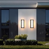 cheap Outdoor Wall Lights-LED Indoor Wall Light, IP65 Waterproof Wall Light Outdoor LED 30W Aluminum Exterior Light Fixtures Wall Mount Lamp Wall Sconce for Fence Patio Porch Decoration