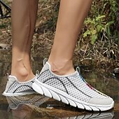 cheap Slip-On Casual Shoes-Men's White Slip-On Casual Sneakers Lightweight Breathable Comfort Walking Shoes Soft Low Top Footwear for Daily Wear, Travel, Commuting and Weekend Outings