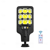 お買い得  屋外用ウォールライト-屋外用ソーラーLEDライト、防水、超高輝度、モーションセンサー付き、リモコン操作、ガーデンストリートライト、1個