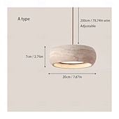 voordelige Drum &amp; Conen Ontwerp-20 cm Lantaarn-ontwerp Geometrische vormen Plafond Lichten &amp; hangers Steen Artistieke Stijl Vintagestijl Klassieke Stijl Vintage Landelijk 110-120V 220-240V