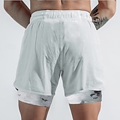 preiswerte Laufshorts-Herren Laufshorts Sportshorts Fitnessshorts Kordelzug Taschen Shorts Lässig Täglich Outdoor Sommer Frühling Schnelltrocknend Leicht Feuchtigkeitsableitend Atmungsaktiv Fitnessstudio Fitnesstraining