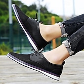 economico Scarpe Casual con Lacci-Scarpe da ginnastica casual da uomo bianche con lacci, leggere, traspiranti e comode, ideali per camminare, per un look casual elegante, basse, perfette per l'uso quotidiano, i viaggi, gli spostamenti e le uscite del fine settimana.