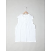 preiswerte Fitness Tank-Tops-Herren Tank Top Weste Unterhemd Ärmelloses Shirt Ärmellos Mit Kapuze Sommer Einfach Mode Designer Lässig Mit Kapuze Lässig Outdoor Fitnessstudio Schwarz Weiß Gelb Top T-Shirt für Herren