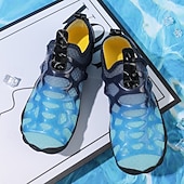 cheap Casual Sneakers-Men's Black Quick-Dry Water Shoes Lightweight Barefoot Aqua Sneakers Breathable Non-Slip Outdoor Footwear for Water Activities, Swimming, Beach Sports, Kayaking and Coastal Travel