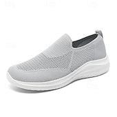 preiswerte Lässige Sandalen-Graue Herren-Sneaker zum Hineinschlüpfen, leicht, atmungsaktiv und bequem – lässige Low-Top-Sneaker für Alltag, Reisen, Pendeln und entspannte Wochenend-Looks.