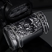 cheap Accessories and More-Western Retro Vintage Punk &amp; Gothic Fork Bag Motorcycle Bag Riders Skull Western Revival Fancy Dress Unisex Halloween Carnival Adults Fork Bag