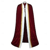 cheap Capes &amp; Cloaks-Medieval Renaissance Fancy Cloak Prince Fancy Dress Men's Fantasy Royal Halloween Carnival Party Performance Renaissance Fair Adults' Cloak