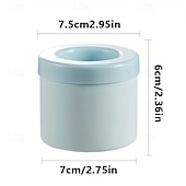 tanie Foremki na lód-4 mini foremki do kostek lodu, przenośne, szybko zamrażające kubki do robienia lodu, domowej roboty, łatwe do wyjmowania foremki do lodu, trwała silikonowa foremka do lodu do domowej kuchni, baru,