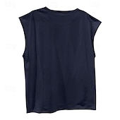 abordables Running Tee &amp; Tank Tops-Men's Solid Colored Workout Tank Top Running Tank Top Gym Tank Top Summer Spring Classic Sleeveless Quick Dry Lightweight Moisture Wicking Breathable Gym Workout Active Training Exercise Black White