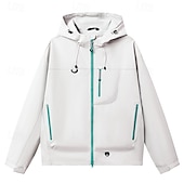 baratos Casacos impermeáveis-Homens Jaqueta Corta-Vento Jaqueta Softshell Jaqueta de Trilha Ao ar livre Prova-de-Água A Prova de Vento Secagem Rápida Respirável Roupas de caminhada Roupas de caminhada Verão Primavera Jaqueta