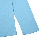 voordelige basis t-shirts-Heren linnen t-shirt met lange mouwen en V-hals, geschikt voor de zomer en lente. &amp;zomerse effen kleur, eenvoudig, alledaagse casual streetstyle, effen, outdoor, casual, lichtblauw, meerblauw, zwart