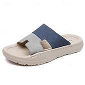billiga Inneskor och flip-flops till herrar-herrsandaler med öppen tå, justerbara sommarskor med rem, bekväma lättviktssandaler för stranden, resorten och vardagsbruk