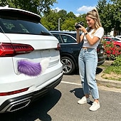 economico Interni fai-da-te per auto-Coda di volpe mobile elettronica con telecomando, accessorio auto kawaii motorizzato con diverse modalità di funzionamento e facile installazione adesiva.