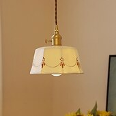 cheap Chandeliers-17 cm Pendant Lantern Design Chandelier Ceramic Vintage 110-120V 220-240V