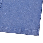 cheap Men's Smart Casual Shirts-SoftFade™ Men Shirt Casual Shirt Denim Shirt Cotton Acid Wash Shirt Acid Wash Shirt Black Green khaki Gray Light Blue Short Sleeve Plain Shirt Collar Casual Daily Color Block Clothing Apparel Elegant