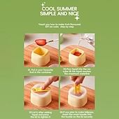 cheap Ice Cube Tray-4 Pcs Silicone Ice Cube Trays with Lids and Popsicle Sticks, Large Ice Cube Mold, Easy Release Stackable Ice Maker for Whiskey, Bourbon, Cocktails, Iced Coffee, Juice, Smoothies, Homemade Popsicles