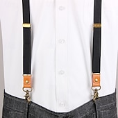abordables Accesorios y más-Rugido 20s 1920s Retro Antiguo Tirantes El gran Gatsby Gángster Disfraz Hombre Mascarada Fiesta / Noche Despedida de Soltera Adultos Más Accesorios Tirantes