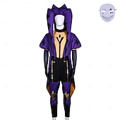 cheap Videogame Costume-Horror Circus Clown Jester Fancy Costume Cosplay  Video Game Costumes for Adults' Men's Halloween Carnival Performance Comic Con Anime Expo