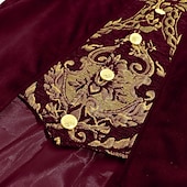 economico Capispalla-Barocco Medievale Rinascimento Cappotto Lunghe Principe Vampiro Nobile Ricamato Costume Per uomo Reale Halloween Carnevale Mascherata Feste Fiera Rinascimentale LARP Adulti Cappotto