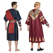abordables Disfraces de anime-Asiria antigua Mesopotámico Animé Vestido llamativo Trajes De Cosplay Víspera de Todos los Santos Carnaval Rendimiento Comic Con Exposición de anime Disfraz Para Hombre Adulto