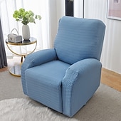 cheap Sofa Cover-Stretch Jacquard Reclining Couch Cover, Elastic Recliner Sofa Slipcover, Washable Dust-proof Furniture Protector for Kids Pets