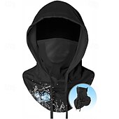 economico riscaldamento e raffreddamento-Set di 3 passamontagna traspiranti e rinfrescanti con protezione solare UV, copertura completa della testa per uomo e donna, ideale per escursionismo, pesca e attività all'aperto. Design versatile 3