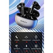levne TWS Pravá bezdrátová sluchátka-Bezdrátová sluchátka Lenovo ThinkPlus, Bluetooth 5.3 sluchátka s potlačením hluku, HiFi stereo TWS sluchátka do uší s mikrofonem, nabíjecí pouzdro, sportovní sluchátka do uší pro iPhone a Android,