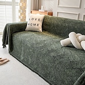 cheap Sofa Cover-Sofa Cover Blanket One Piece Couch Cover Anti Cat Scratch Herringbone Sofa Slipcover Full Coverage Furniture Protector Washable Sofa Throw for Living Room