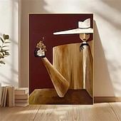 cheap People Paintings-Mintura Handmade Man Oil Paintings On Canvas Wall Art Decoration Modern Abstract Figure Picture For Home Hotel Decor Rolled Frameless Unstretched Painting