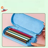 economico Regali-Confezione da 6 astucci per matite fai da te fatti a mano con personaggi dei cartoni animati per bambini, kit di cucito per astucci in feltro con dinosauri, unicorni e sirene, arte per bambini