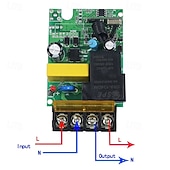 billiga Smarta strömbrytare-AC 220V 30A trådlös fjärrkontrollbrytare, högeffekts RF smart brytarsats med 433mhz sändare för vattenpump, motor, LED-lampor, industriell utrustning, extern antennmottagare med lång räckvidd