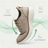 cheap Casual Lace-Up Shoes-Men's Casual Athletic Sneakers – Breathable Lightweight Comfort Shoes, Smart Casual Footwear for Office, Travel and Everyday Wear